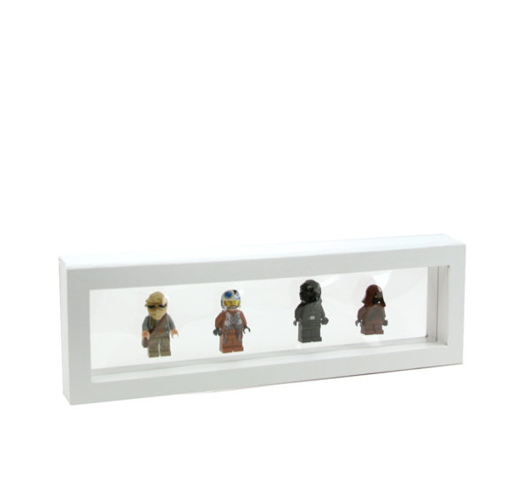 Marco para objetos Nimbus blanco 26×6 cm con juguetes
