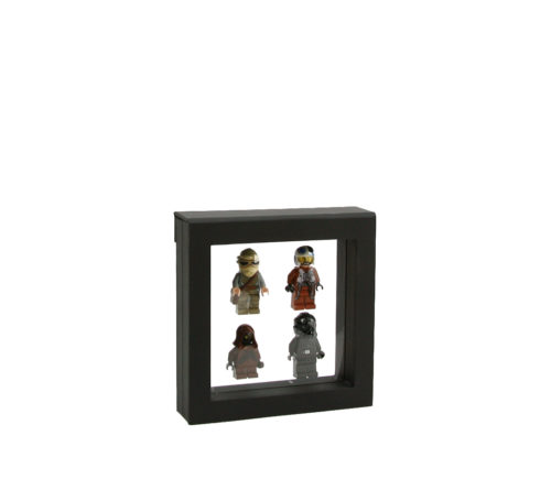 Marco para objetos Nimbus negro 10x10 cm con juguetes