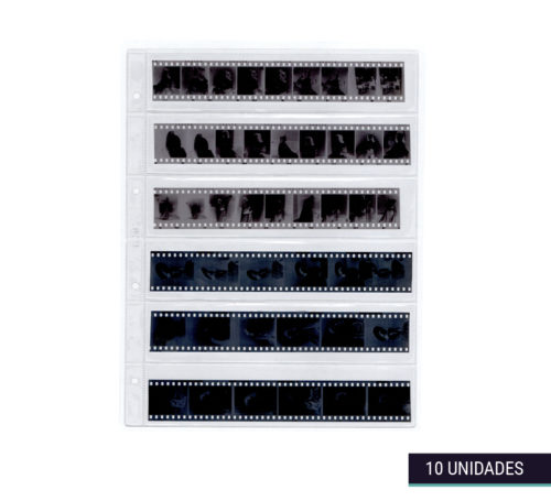 Hojas clasificadoras transparentes 25x32cm 6 departamentos-HS con diapositivas