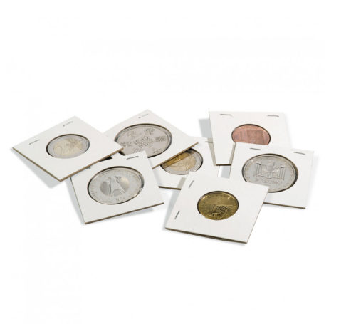 Cartones de monedas clásicos con lengüeta