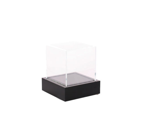 Display vitrina con luz forma de cubo 100x100x100 mm