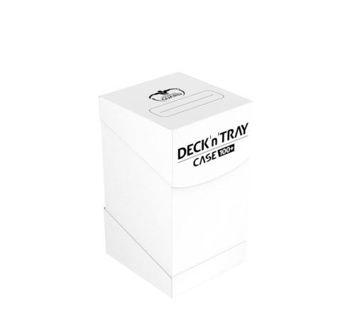 Caja para Cartas Tamaño Estándar Blanco Deck'n'Tray Case 100
